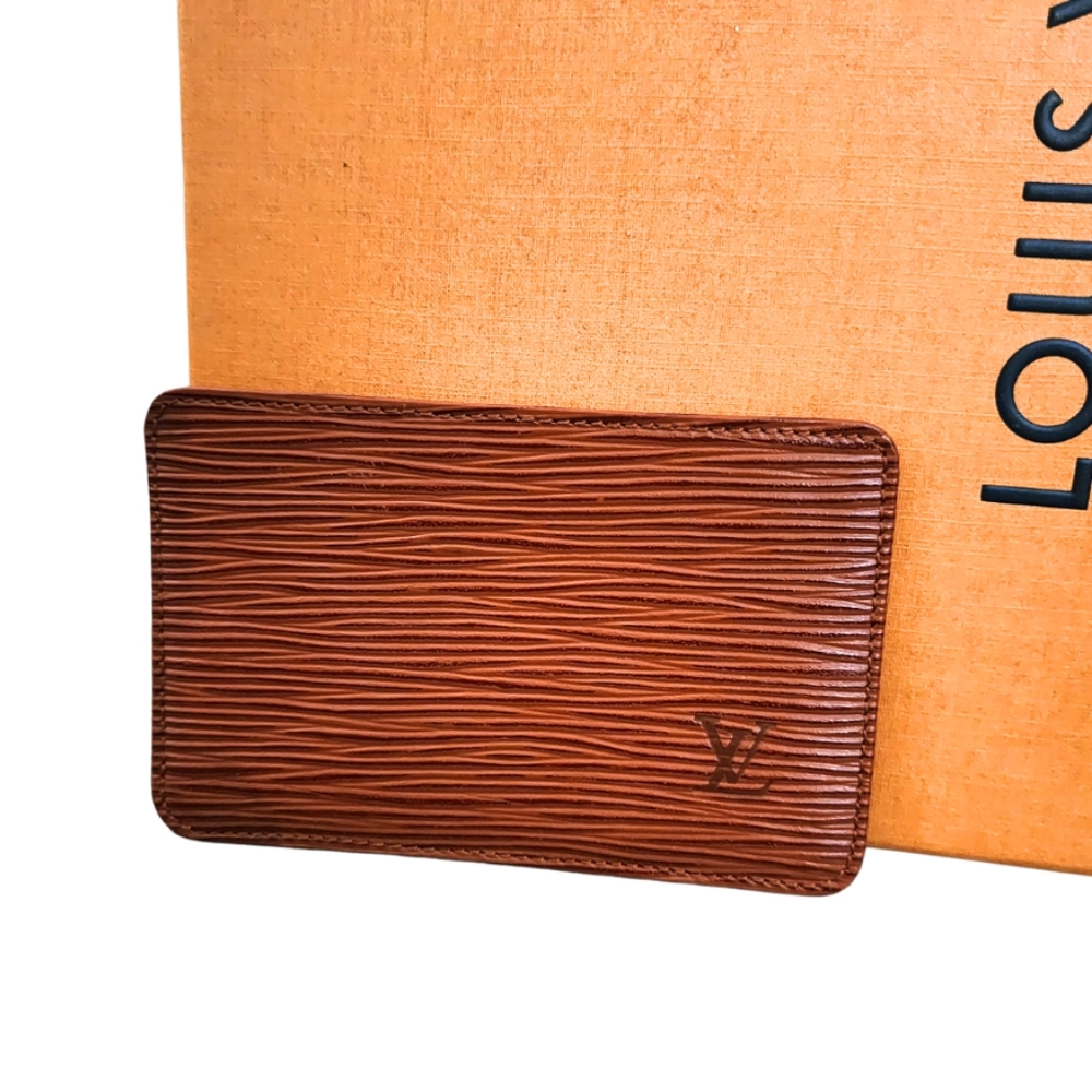 Rare Vintage x Louis Vuitton Porte Cartes Epi Kenya Card Holder